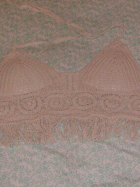 Beige halter top